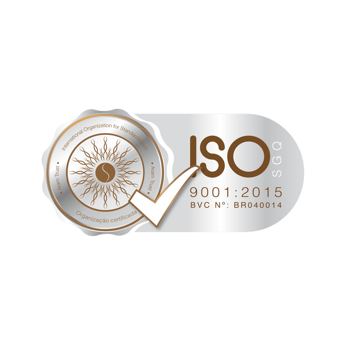 Selo ISO - Qualidade Internacional